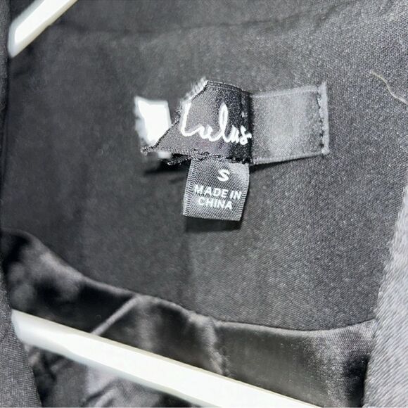 Lulu's Black Double Breasted Coat Dress(Size Small) - Picture 12 of 12